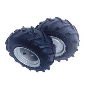 All-terrain lug wheels measure 16" x 6.5". Part # 92257838