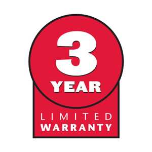 3-Year Limited Warranty
