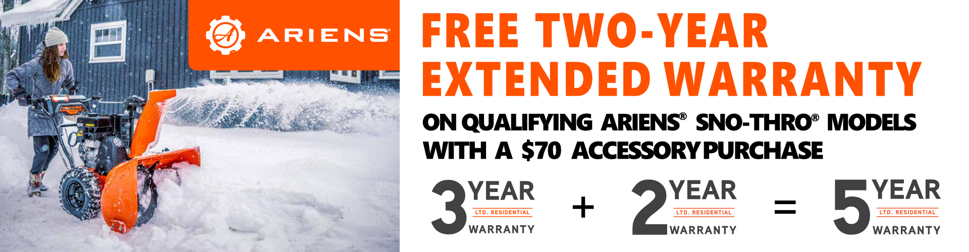 Ariens Two Year Extended Warranty