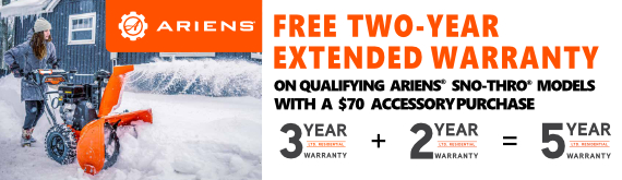 Ariens Two Year Extended Warranty