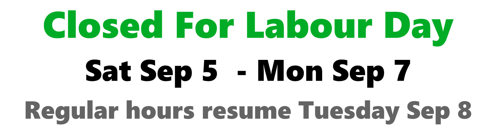 Labour Day
